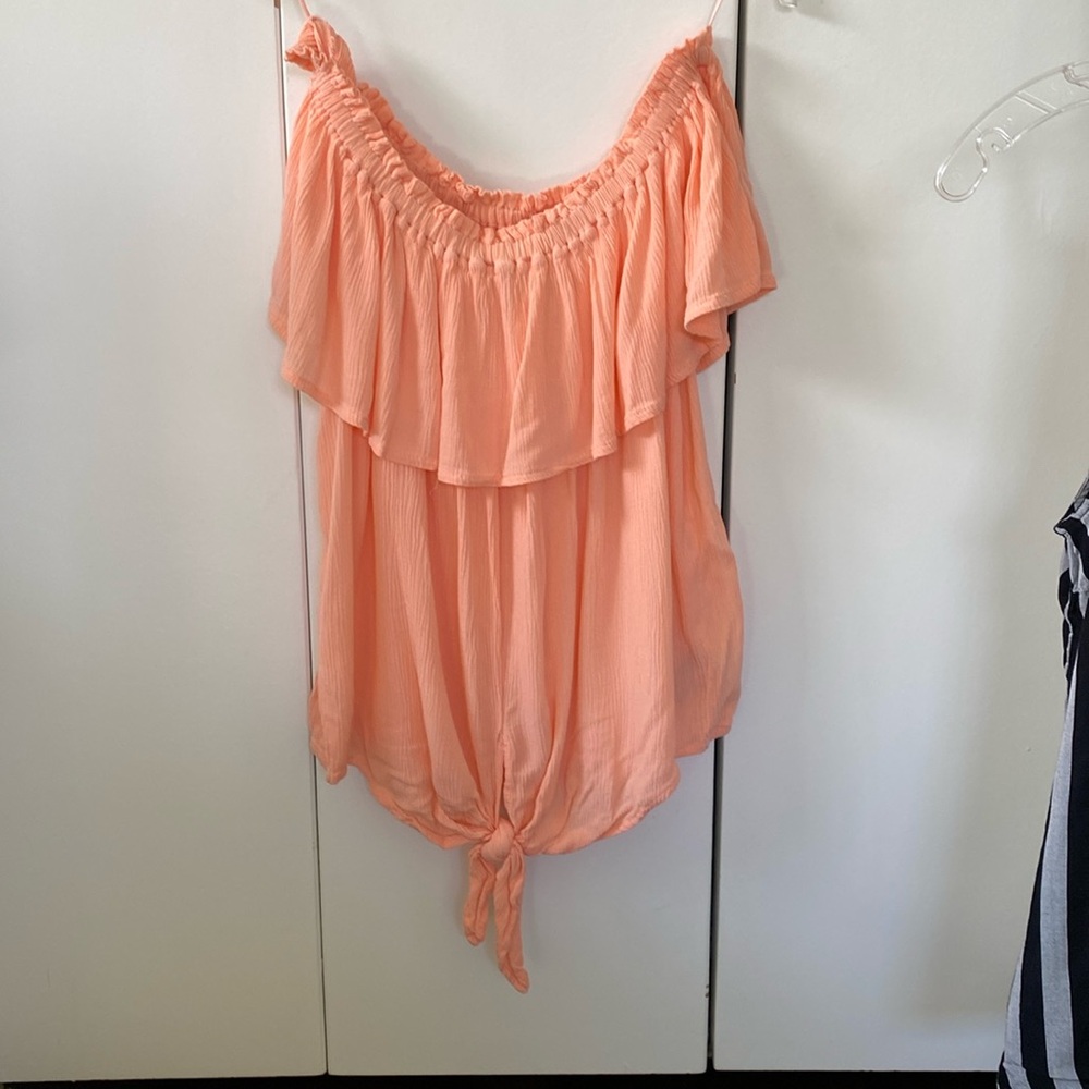 Medium. Express off the shoulder top